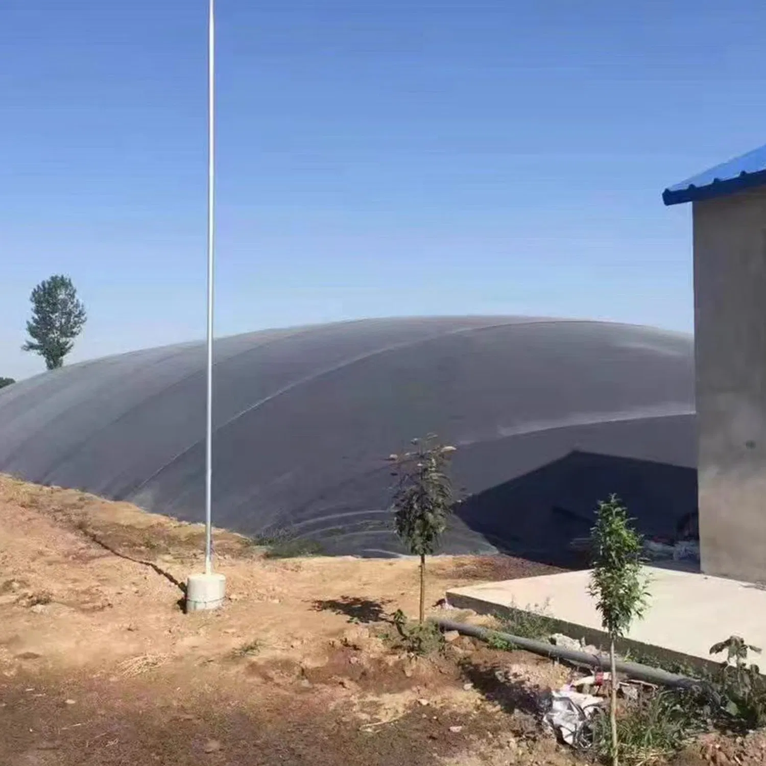 Mining Projects HDPE Smooth Geomembrane Giant Pond Lining Waterproofing and Leakage Prevention