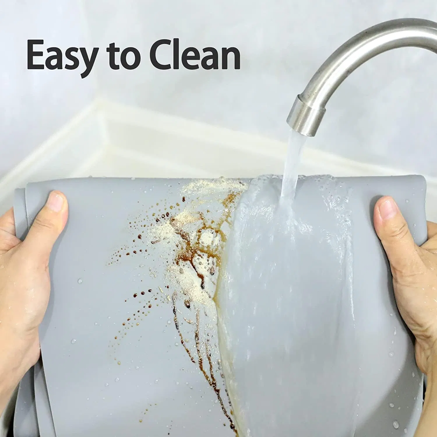 Кухонный коврик для сушки посуды, силиконовый, нескользящий