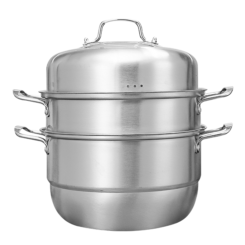 High Performance Fast Heating Durable Stainless Steel Steamer with High Lid