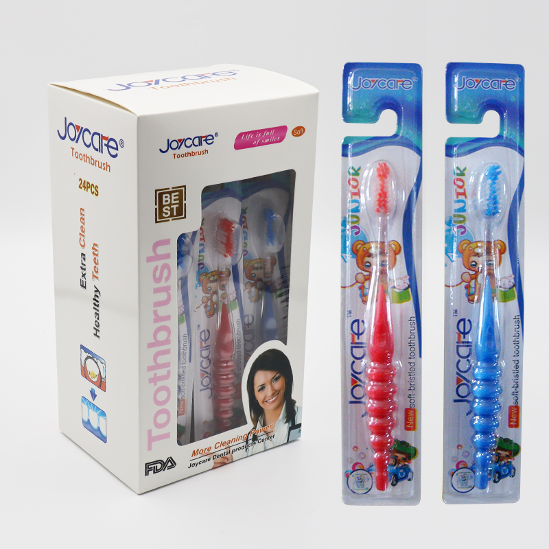 Travel/Household/Hotel Soft Bristles Transparent Handle Toothbrush Kids Children Toothbrush