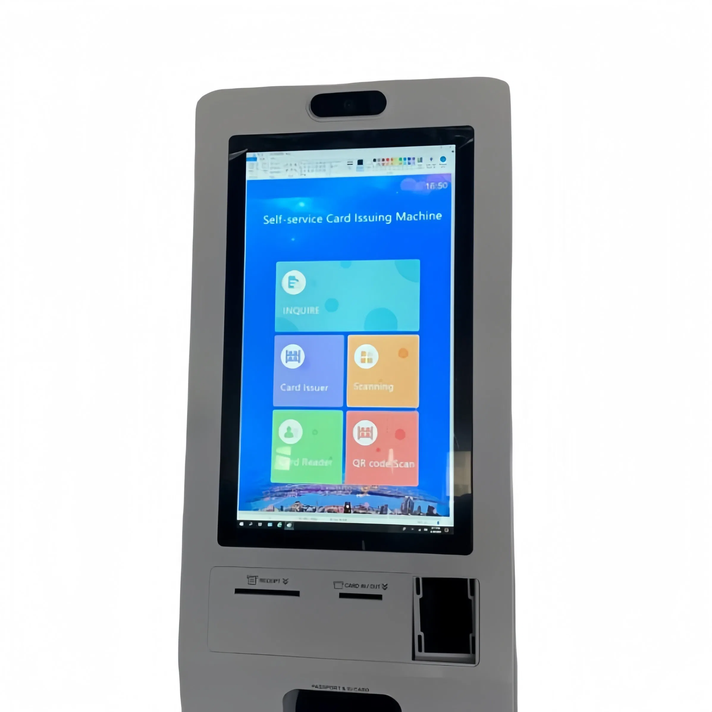 Automatic Hotel Check out Kiosk Room Card Dispensing Check in Kiosk