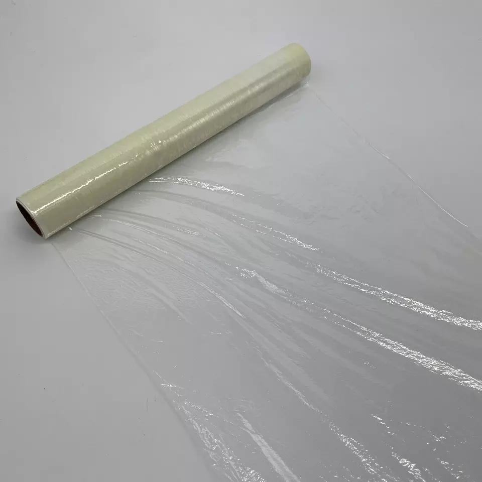 PLA 12inch 610m 13micron Thickness 100% Biodegradable Meat Fruit Snack Food Wraps Disposable Eco-Friendly PLA Food Wrap