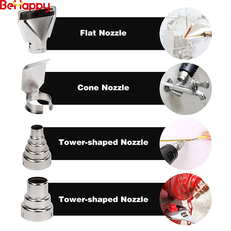 Behappy Professional Manufacturer 2000W Adjustable Air Welding Electric Hot Air Heat Gun