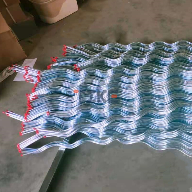 Ribbed Galvanised Steel Spiral Rod Plant Supports