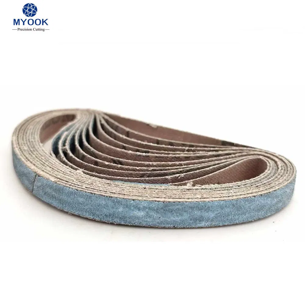 Myook 3/8 * 13" 120 10*330mm 120molybdenum Grit Zirconia Alumina Sand Belt Sanding