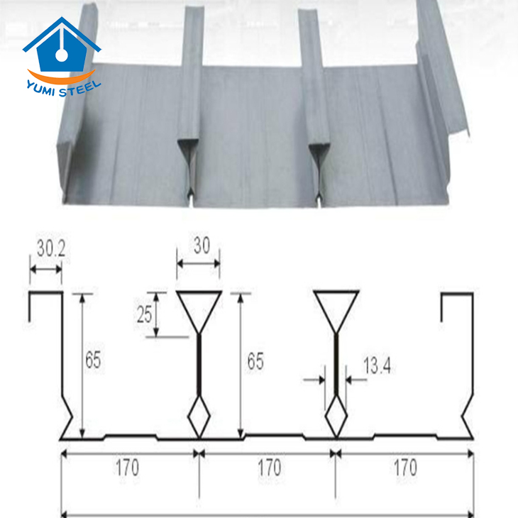 High Quality Perforated Steel Closed Floor Decking Sheet for Building