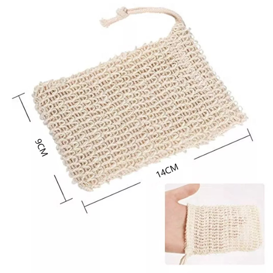 Sisal Mesh Soap Bag Eco Friendly