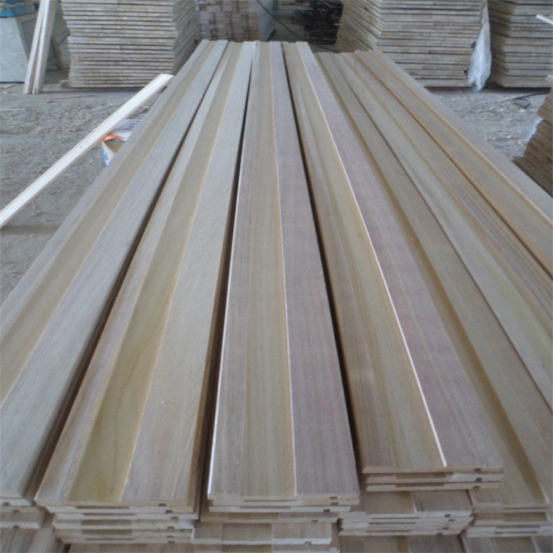 Solid Wood Drawer Board Paulownia Poplar Edge Glued Wood Panels Factory