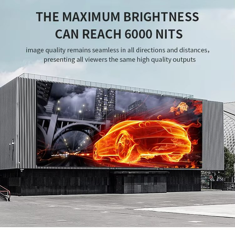 Outdoor LED Display Die-Cast Aluminum Cabinet LED Screen P4 P5.7 P6.67 P10 LED Video Wall Screen
