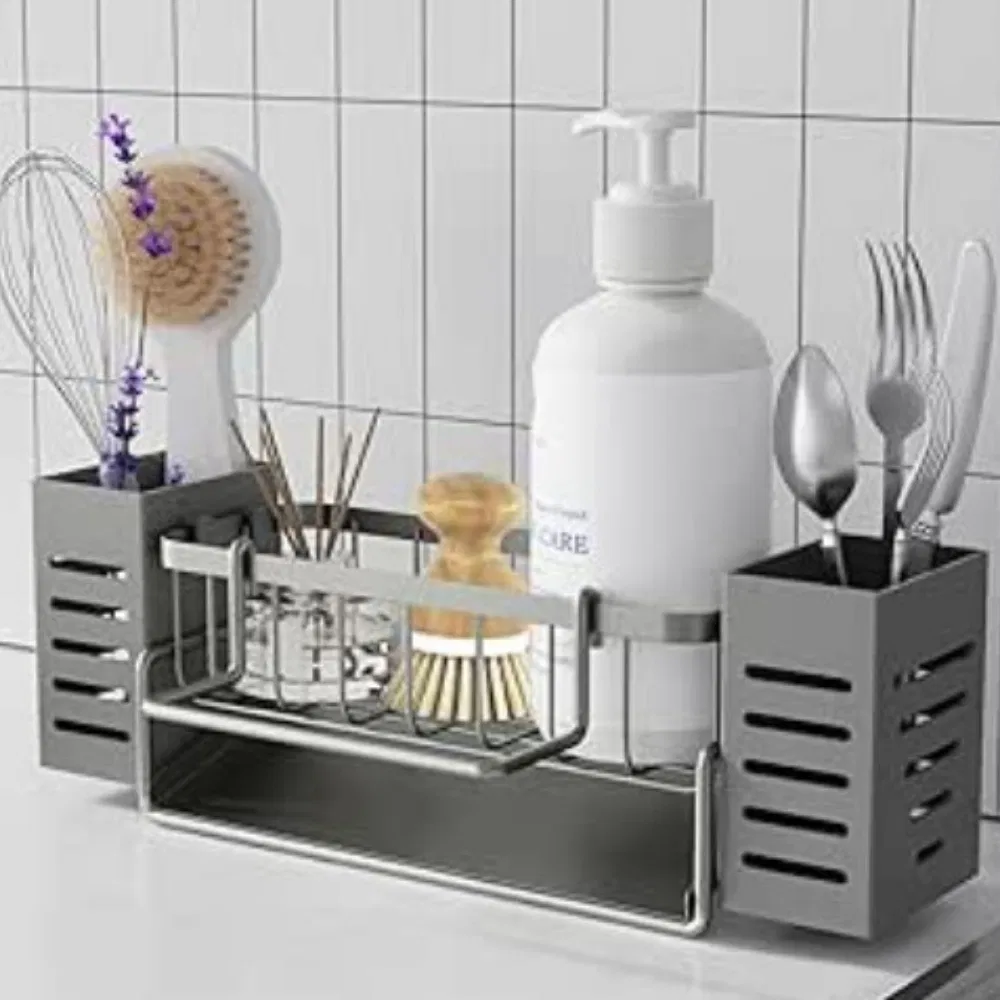 Держатель для губки с автодренажем для кухонной мойки