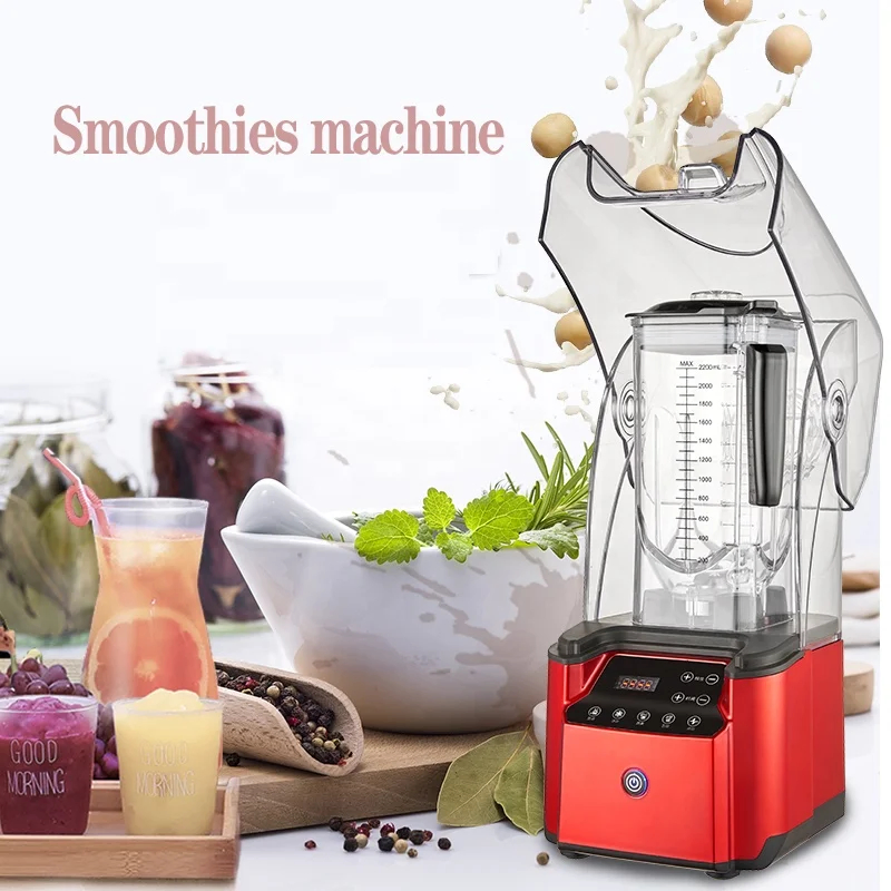 Professional Commercial 2200W Juice Blender Smoothie Maker Blender Electric Mixer
