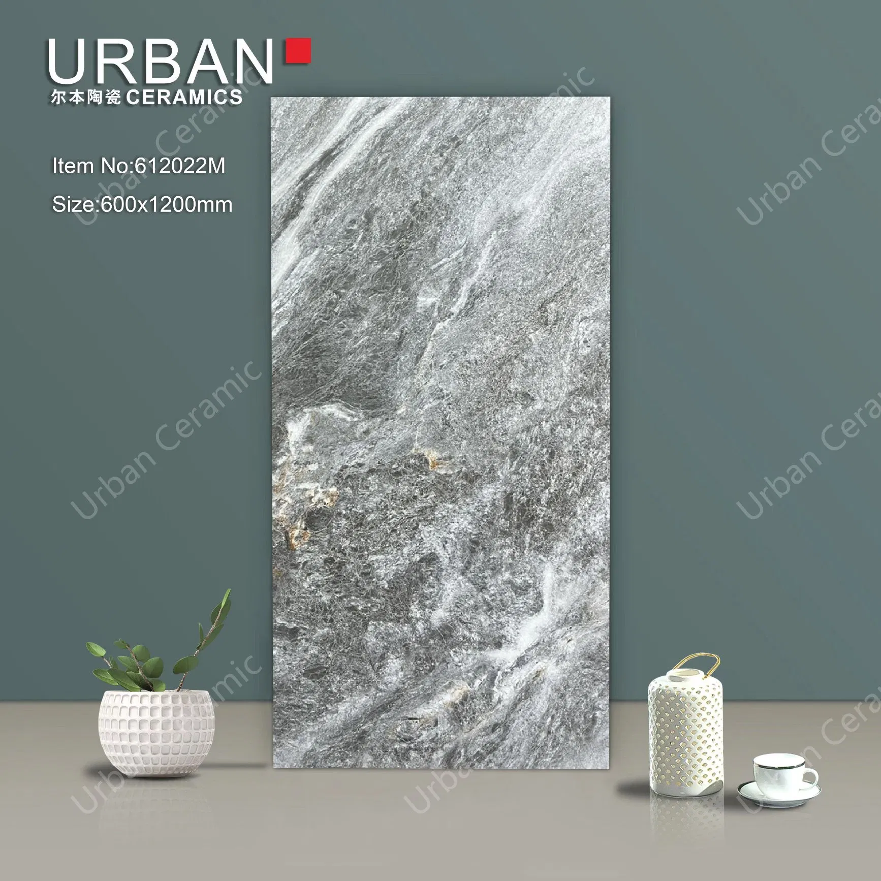 Керамическая плитка 600x1200 мм мраморный дизайн матовая