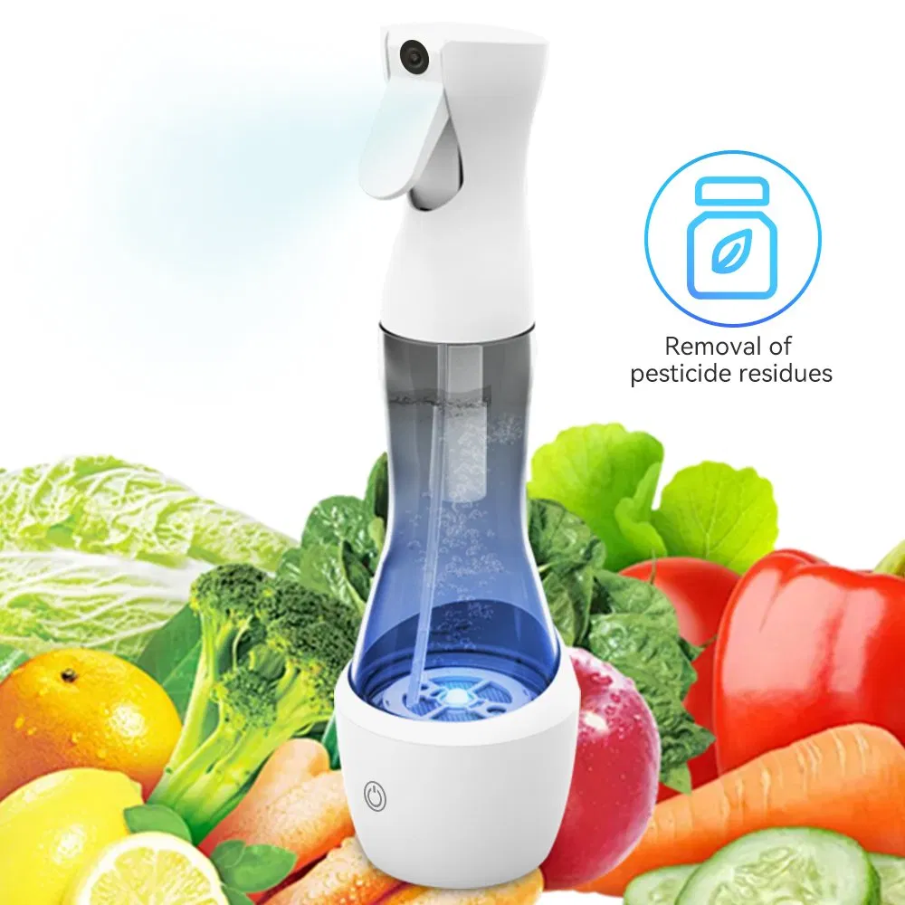 O3 Ozone Generator Sanitizing Spray Bottle Produces Aqueous Ozone on Demand