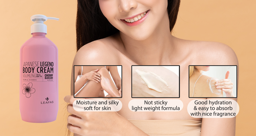 Mildly Moisture Body and Skin Volumizing Body Cream for All Skin Type