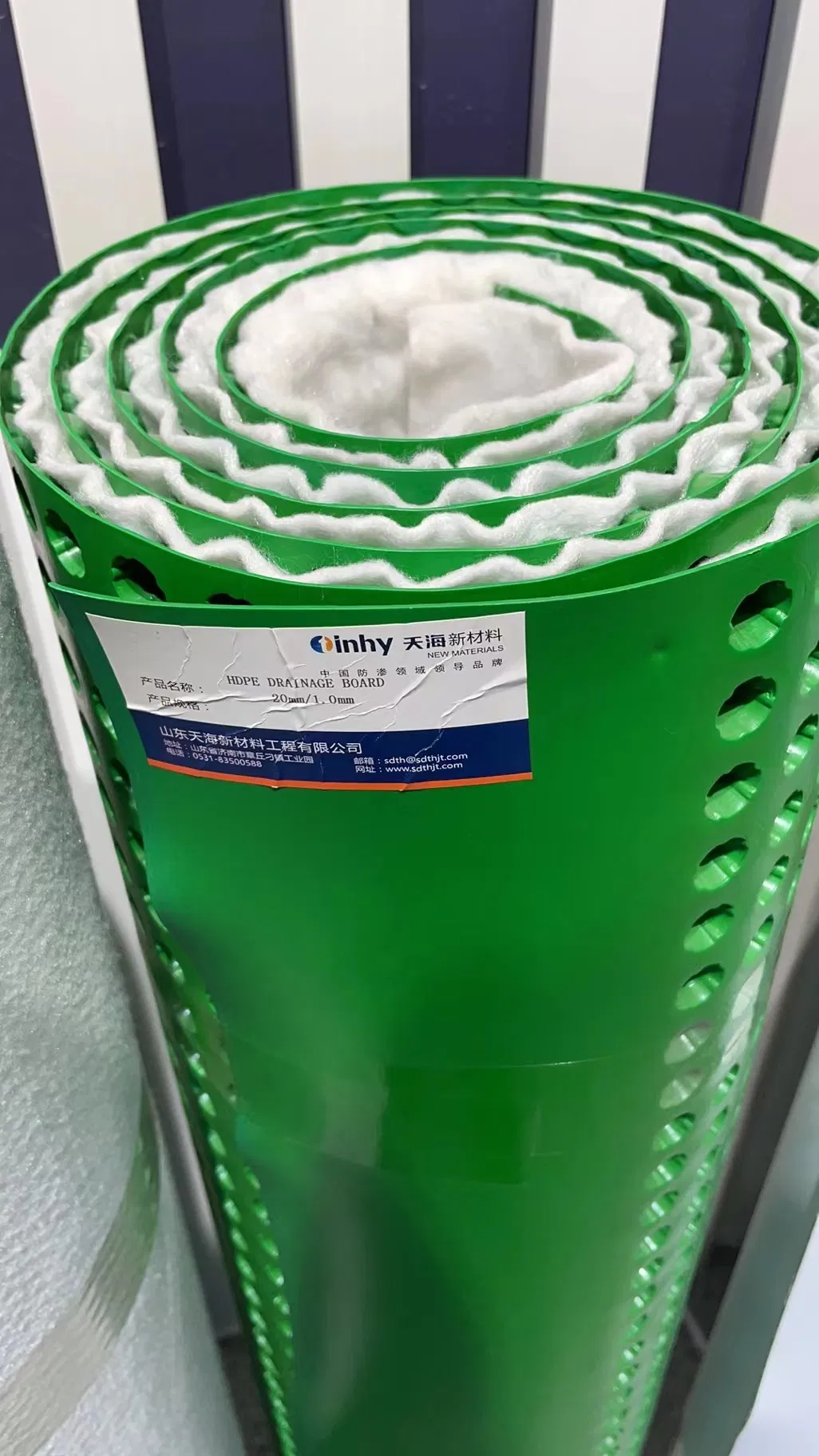 Drainage Cell Sheet 15mm 16mm Waterproofing Drainage Board