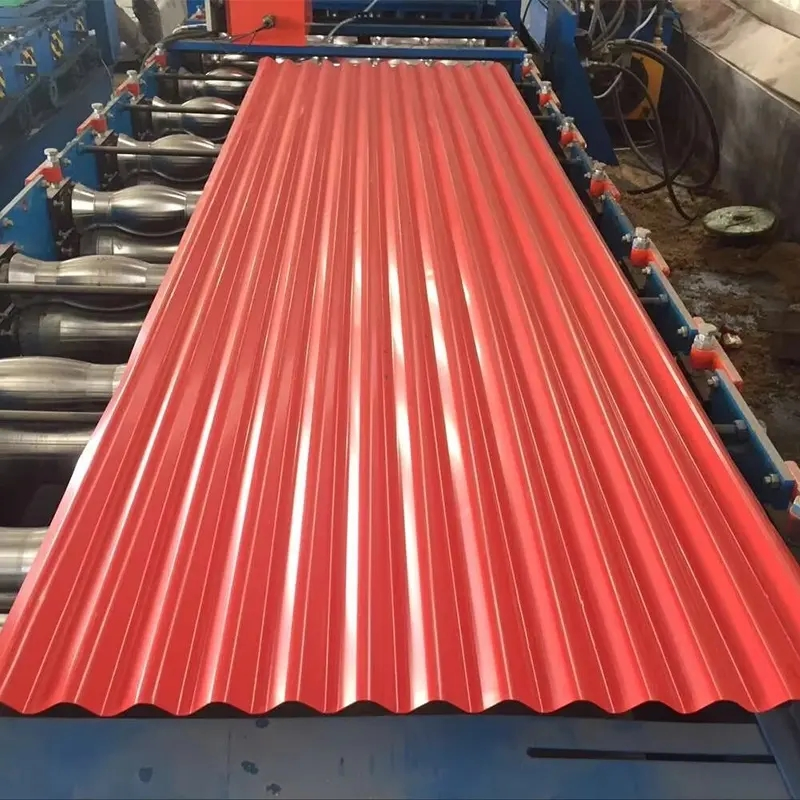 Colorful Zinc Coated PPGI Corrugated Hot Dipped Galvanized Steel Roofing Sheet with Low Prices