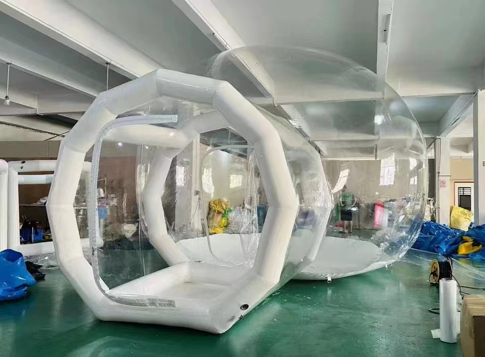 3m Dia PVC Waterproof Transparent Bubble Tent House Advertising with Blower