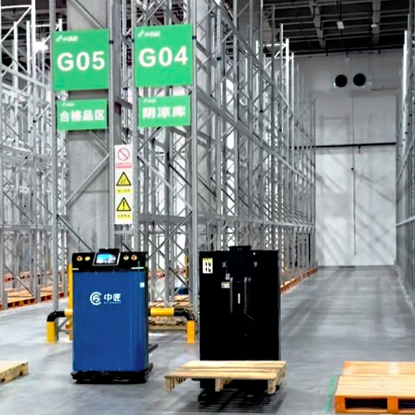 Unmanned Forklift Agv - Intelligent Robot for Customizable