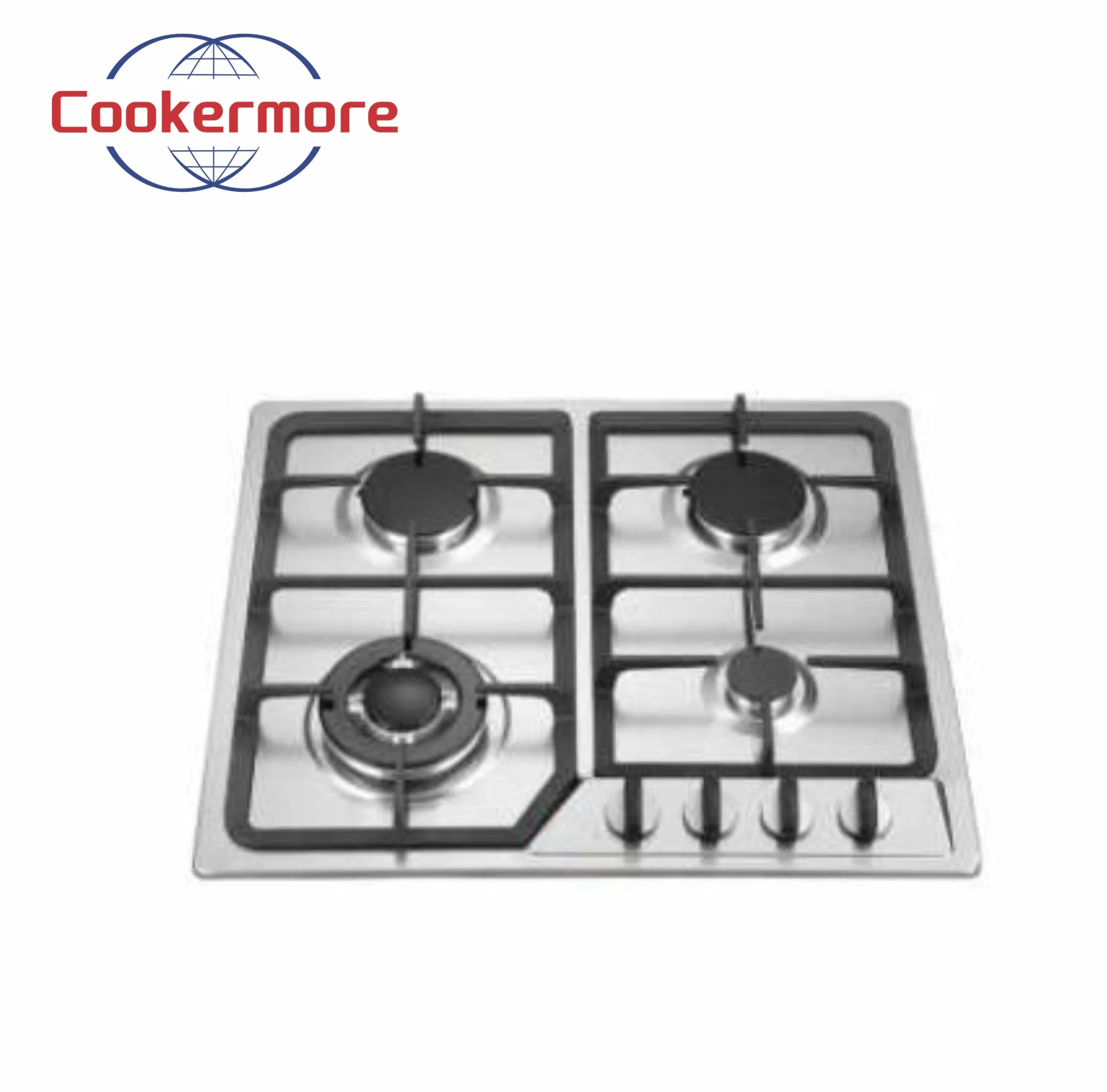 Встраиваемая газовая плита Cookermore, 5 конфорок, нержавеющая сталь