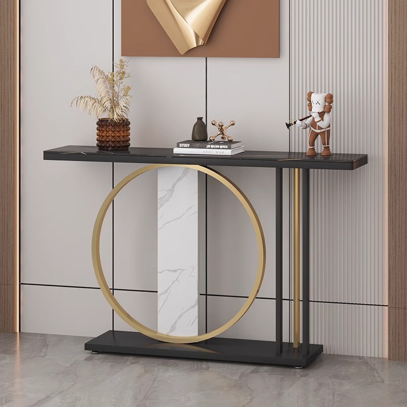 Консоль зеркальная с золотом для спальни классика