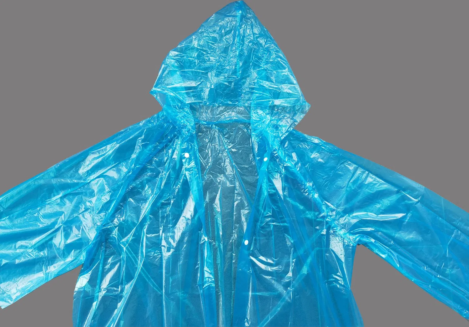 Disposable Waterproof Rainwear Emergency PE Raincoat