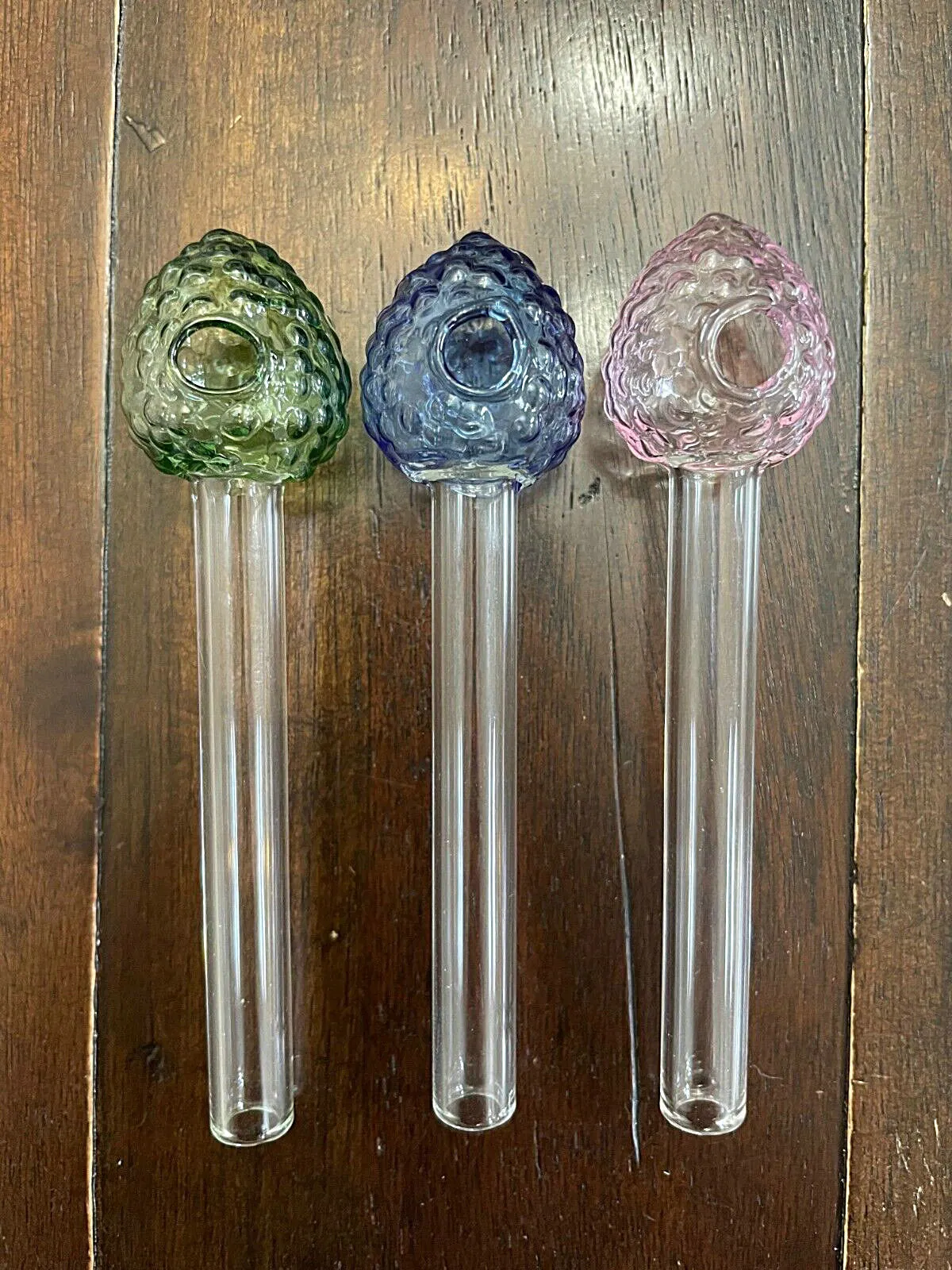 Strawberry Glass Oil Burner Pipe Sweet Puff Crack Smoking Water Pipe