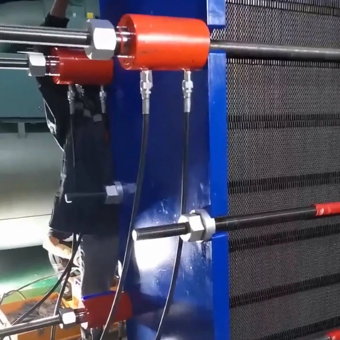 Plate Heat Exchanger Hydraulic Tool Ideal for Compressing Large Plate Packs