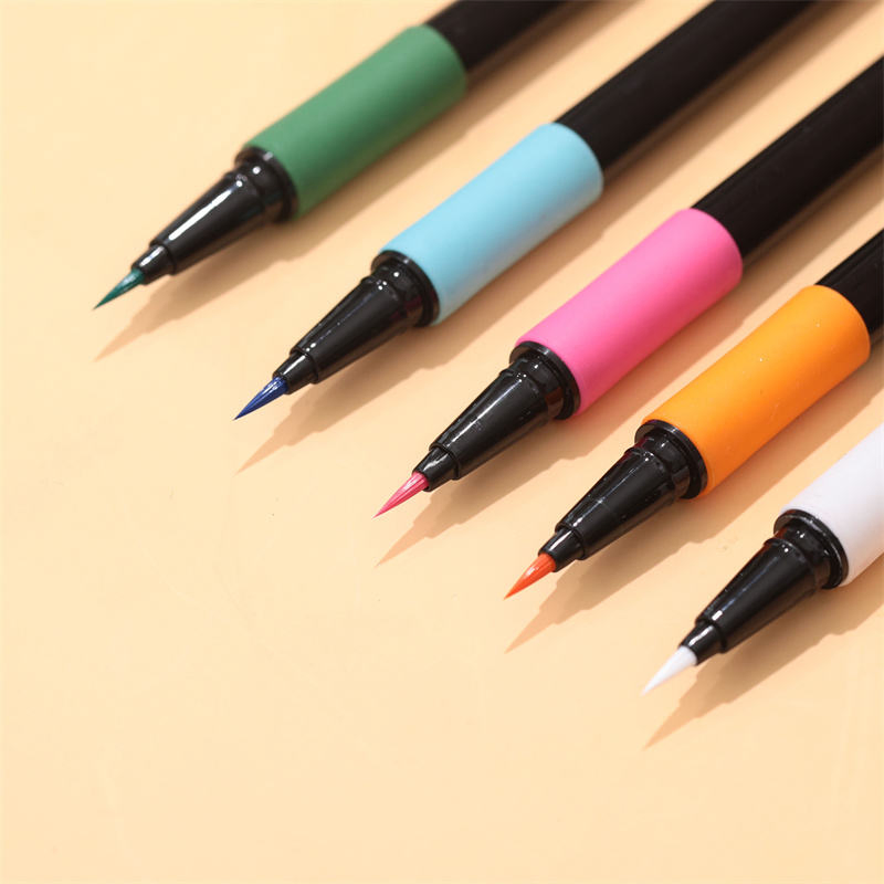 Various Vegan Matte Organic Private Label Long Lasting Waterproof Eye Liner Pen with Matched Colors