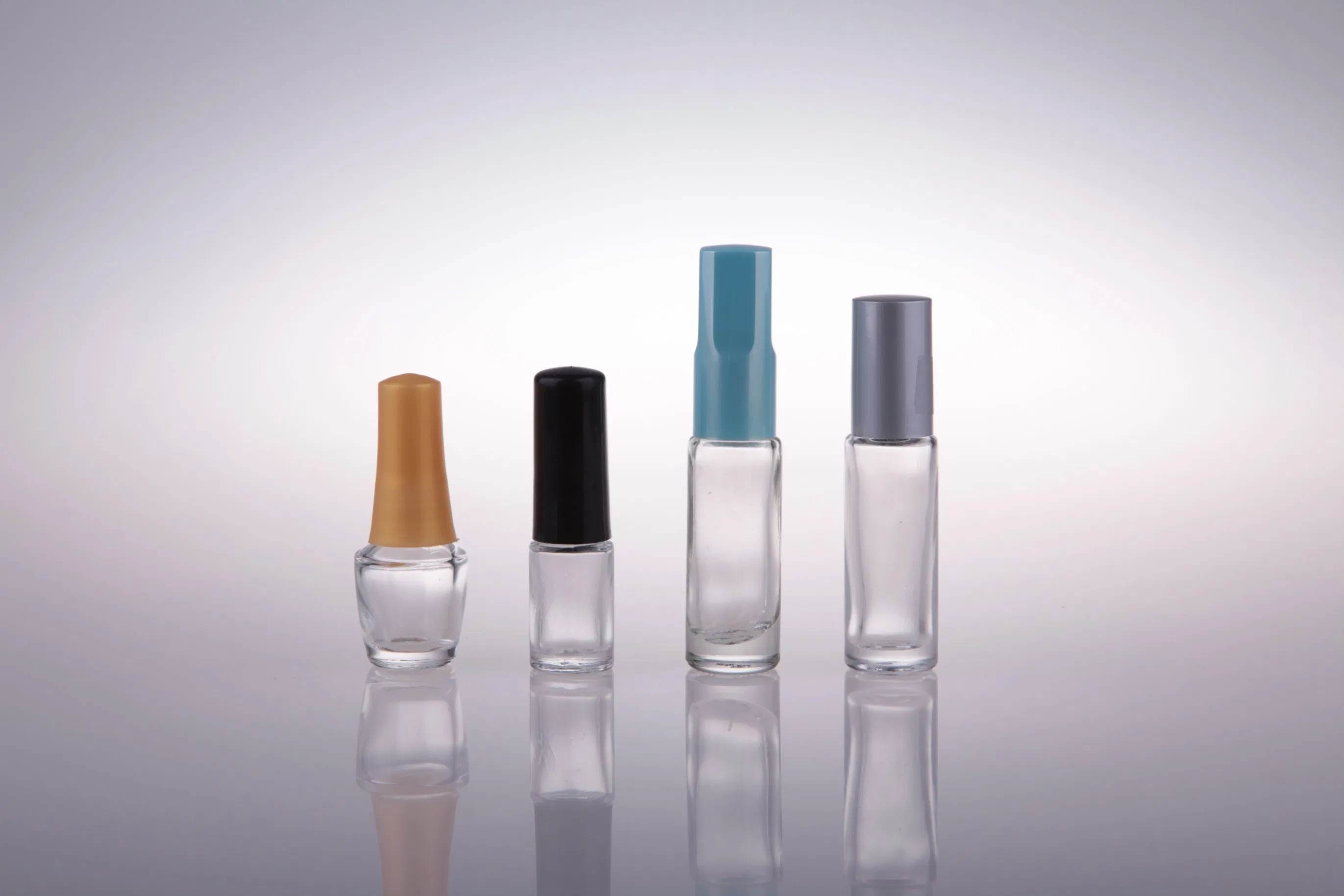 Nail Polish Glass Bottle for Cosmetics with Lid and Brush
