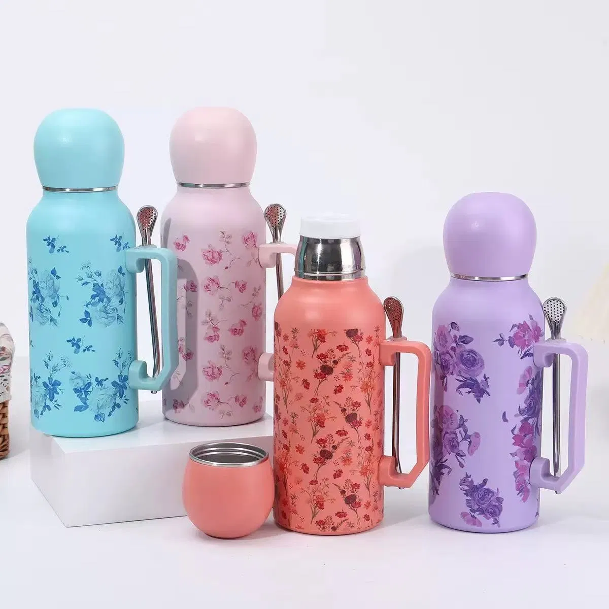 Термокружка 1300 мл с двойными стенками, сталь