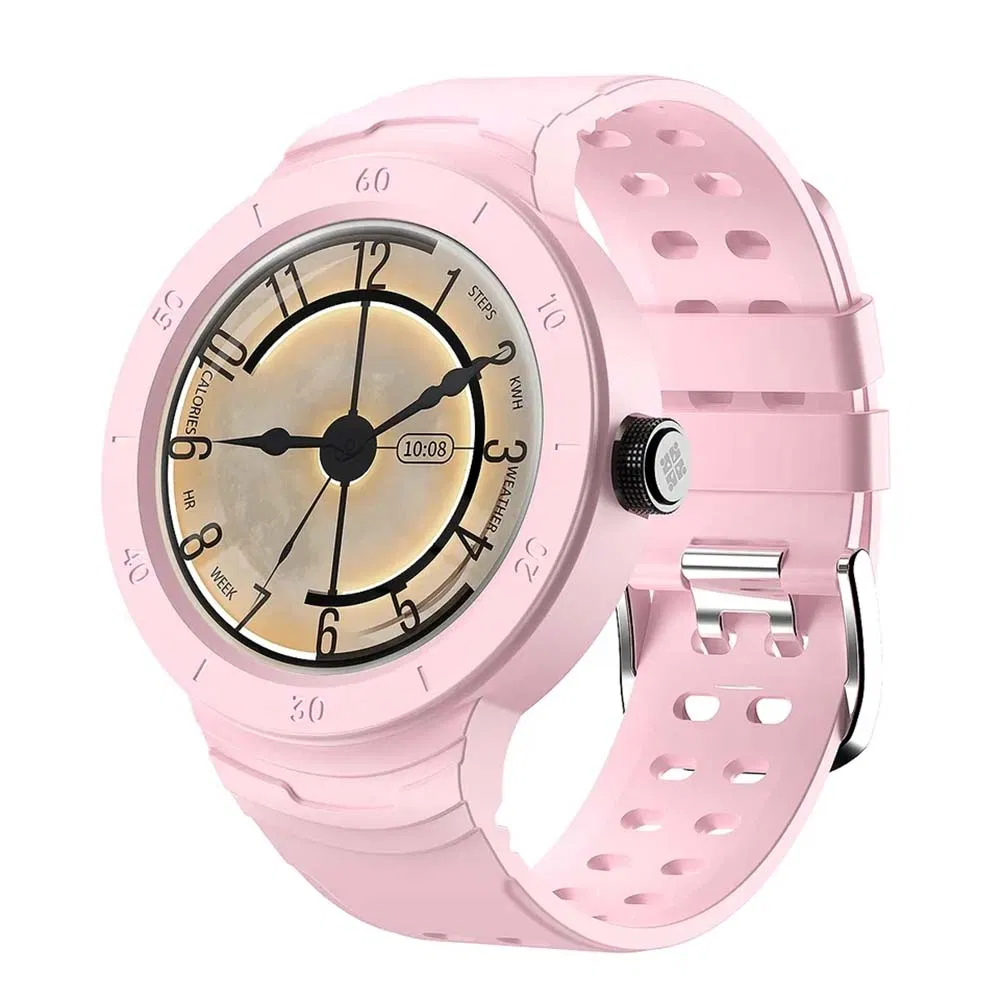 E25 Smart Watch Bt Calling Touch Round Heart Rate Sport Ladies Smartwatch