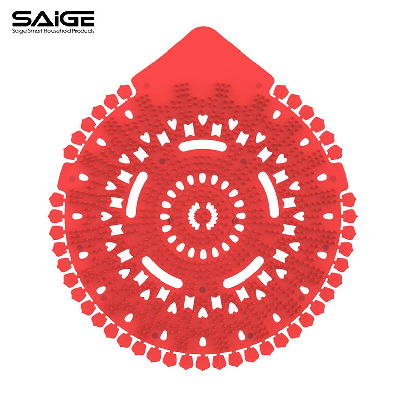 Saige Custom Logo Plastic Anti Splash Toilet Urinal Screen Block