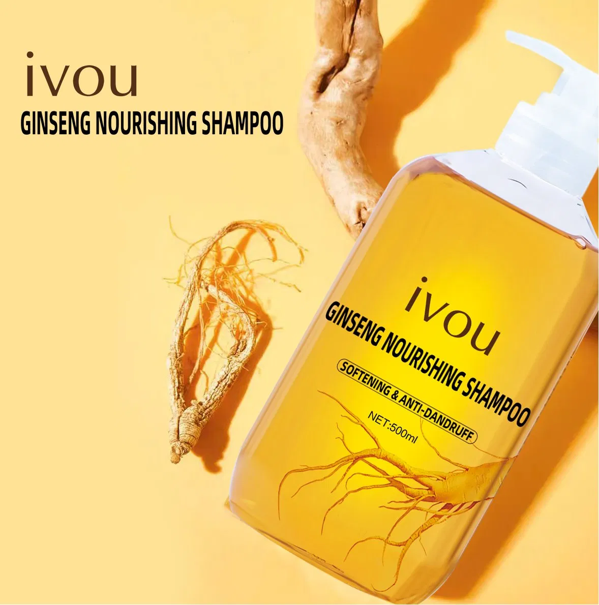 Ginseng Infused Hair Loss Prevention Shampoo for Healthy Scalp