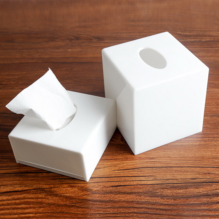 Rectangular Shape Car Hotel Desktop Light Luxury Acrylic Tissue Box