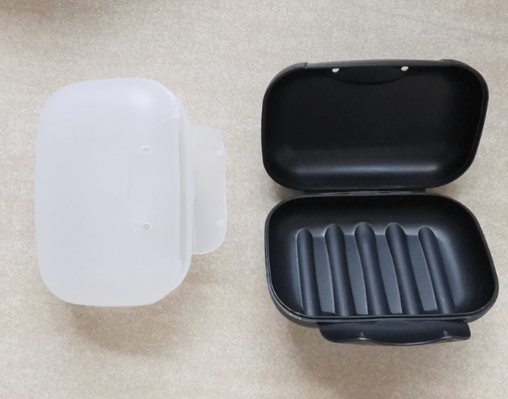 Convenient Home Traveling Soap Box Lock Sealed Waterproof Leakproof Soap Holder Case with Cover