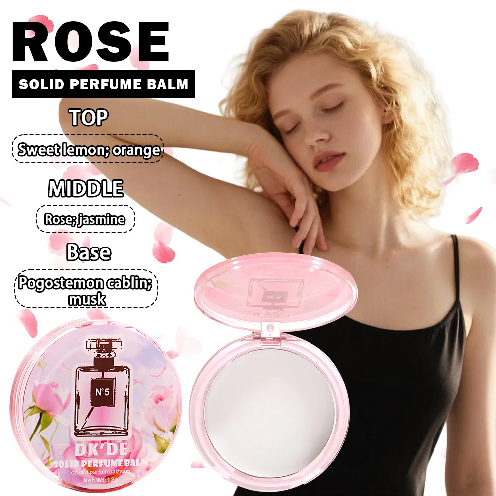 6 Styles Refresh Rose Fragrance Gel Solid Perfume Balm