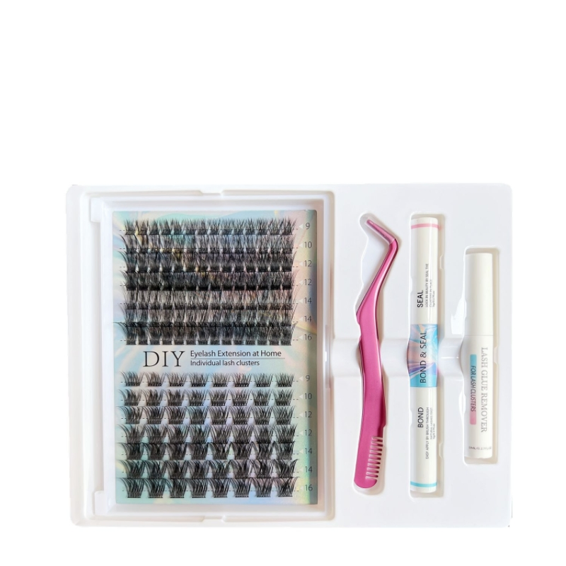 Lasting, Best-Loved Natural, True-to-Life and Extended Self-Applied False Eyelash Grafting Kit