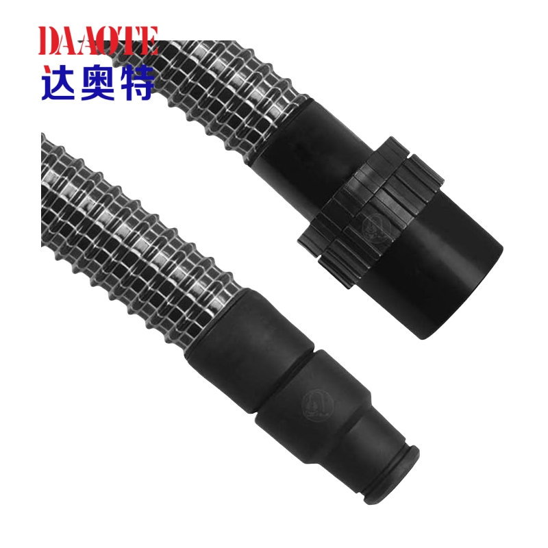 Floor Scrubber 38mm/51mm PVC Coated Wire/Spiraled Yarn Braided/Fabric Hose Robot/Arm Protection Tube
