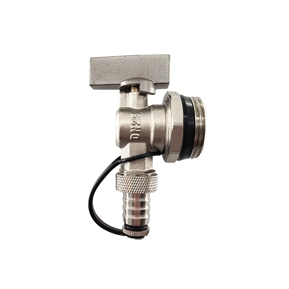 Floor Heating Drain Valve Brass Large Flow Household Floor Heating Air Vent Valve