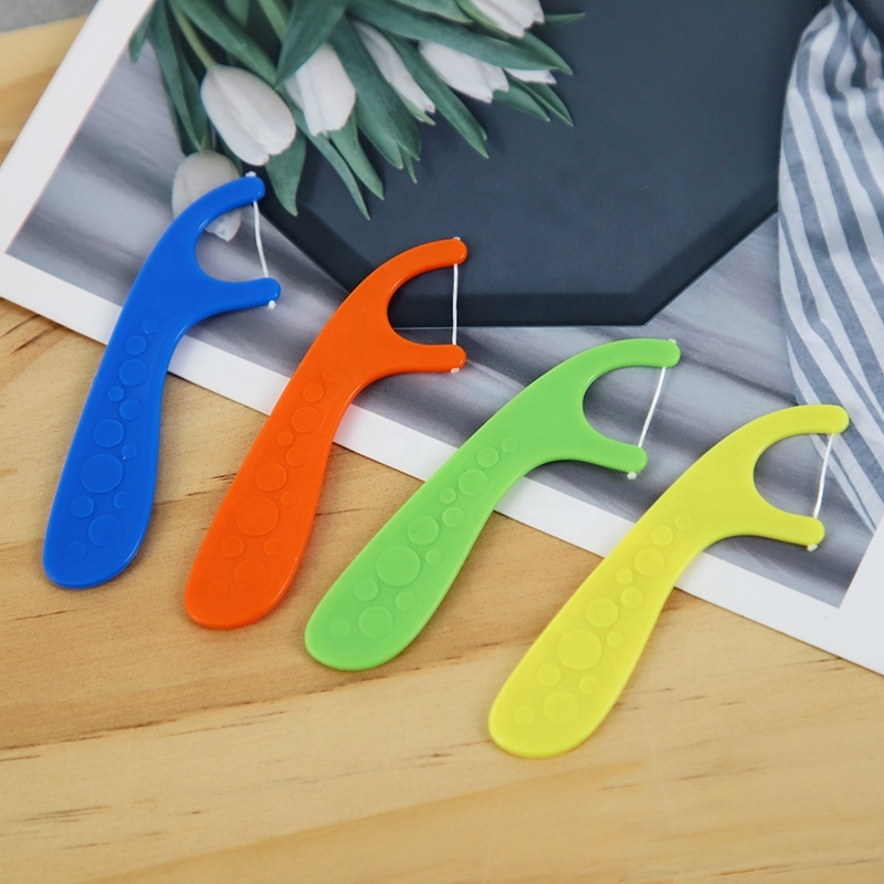Sustainable Manufacturing Non Toxic Plastic Biodegradable Dental Adult Toothpicks Floss