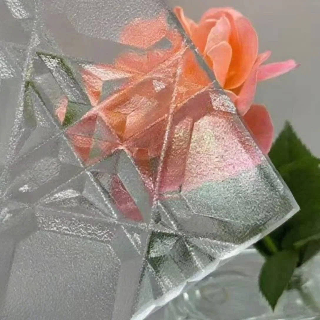 5mm/6mm/8mm/10mm Decorative Carved Glass for Furniture