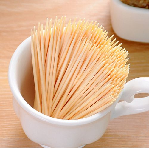 Disposable Printed Toothpicks with Biodegradable Paper Wrap