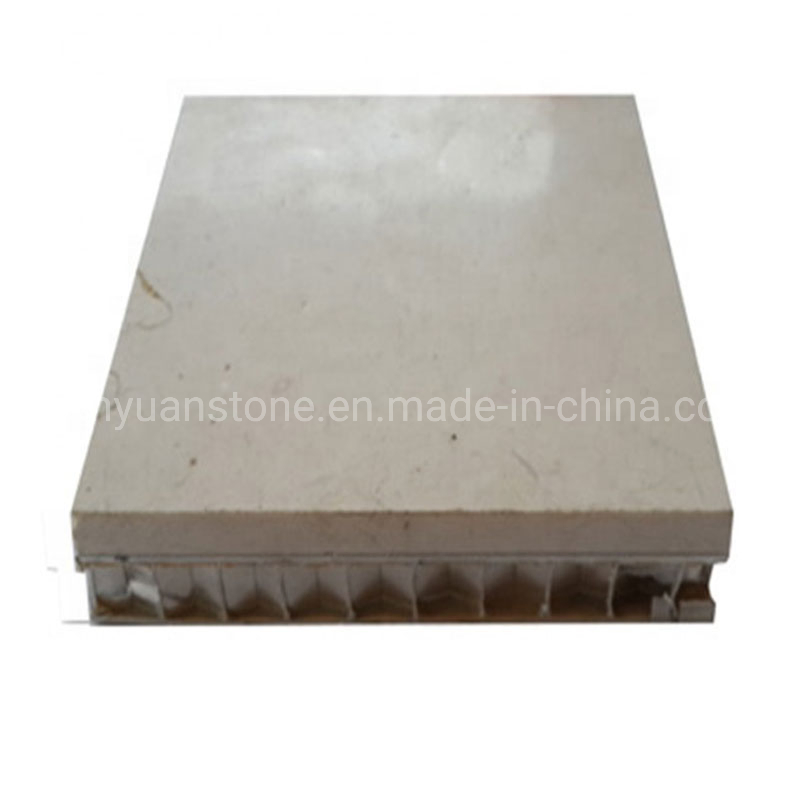 Light Emperador Marble Aluminum Honeycomb Panel Composite Wall Panel