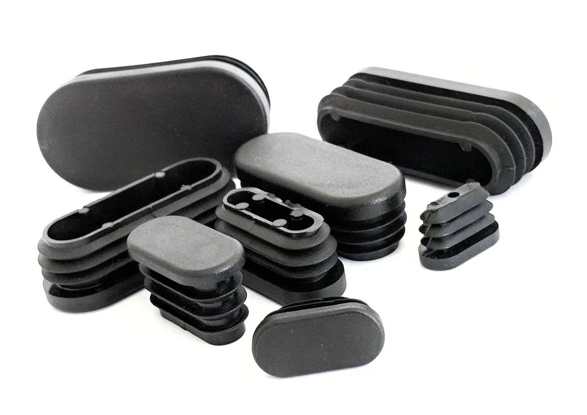 Professional Custom Different Colors Plastic Square/Rectangular Tube Threaded Inserts and Chair Legs Plug