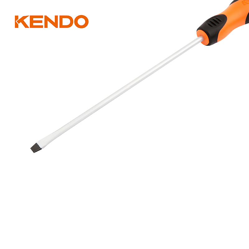 Kendo Slotted Screwdriver Versatility for Mechanics, Electricians, Plumbers, Carpenters, Handyman and More