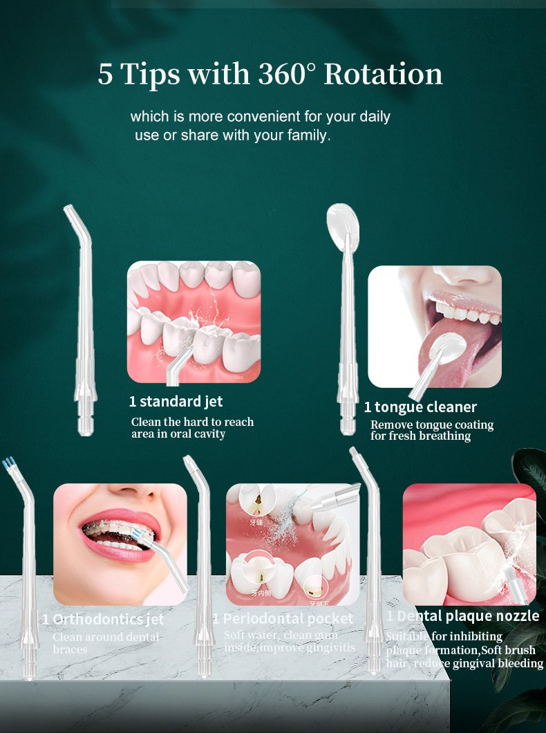 High Pressure Irrigator Home Use Travel Portable Water Flosser