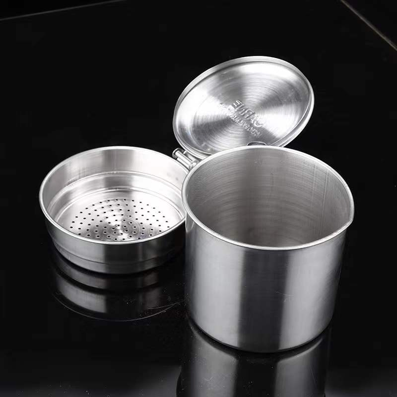 China Wholesale Kitchenware Stainless Steel Oil Filter Cup