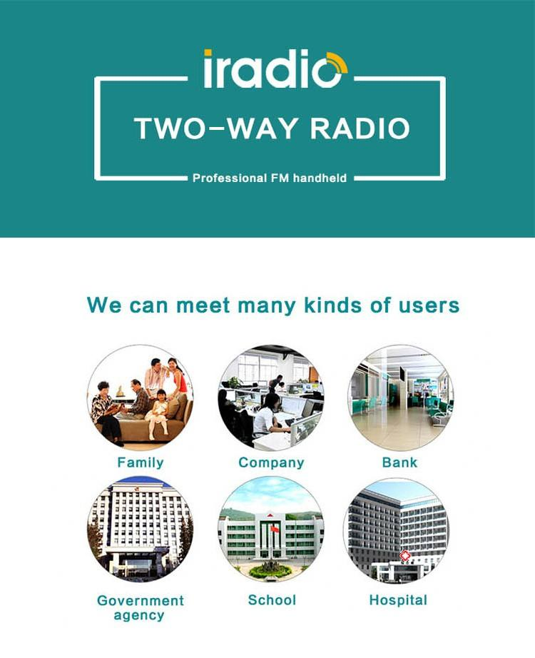 Iradio UV2520 Car Mobile Walkie Talkie GPS Coordinate Sender and Noise-Canceling Intercom