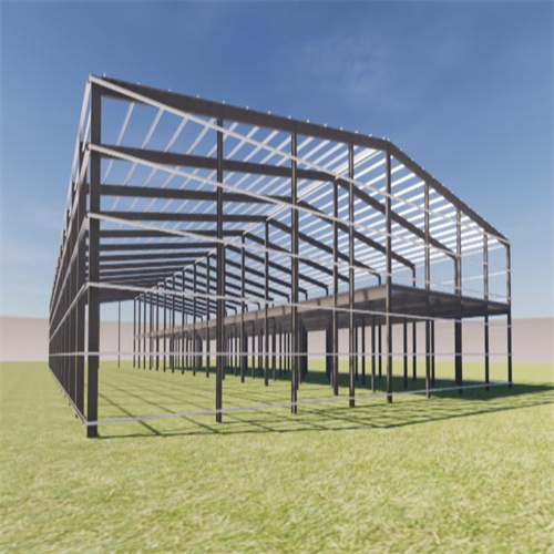 Multi-Span Prefabricated Steel Structure Frame Factory Warehouse