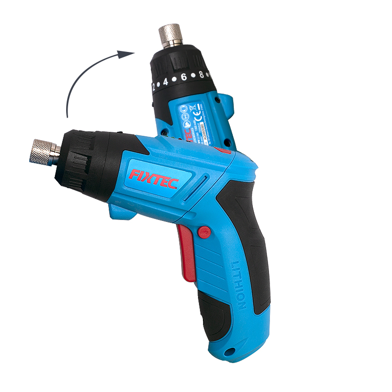 Fixtec Power Tools 4V Impact Screwdriver Rechargeable Battery Powered Cordless Electric Screwdrivers